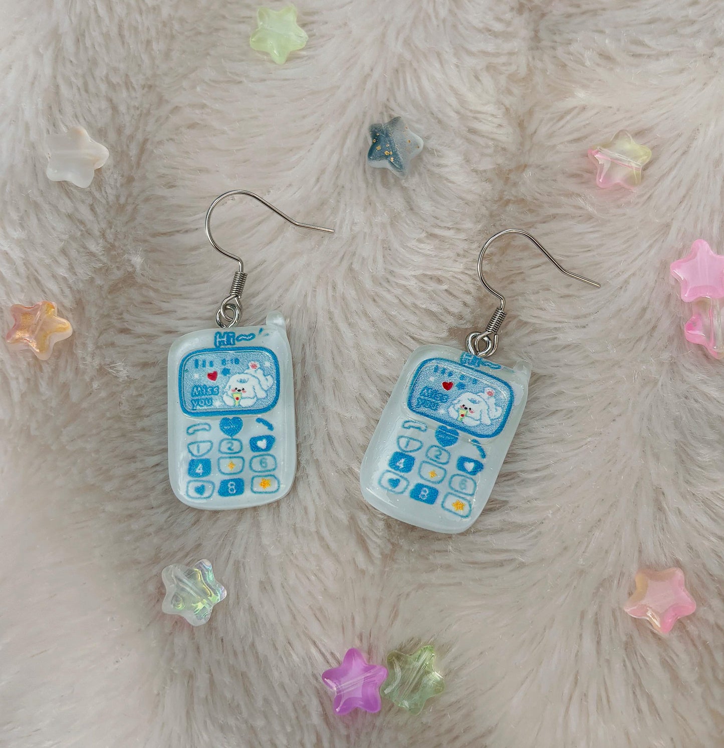 Kawaii Cell Phone Earrings