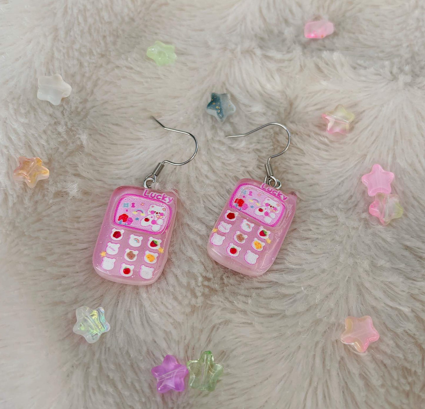 Kawaii Cell Phone Earrings