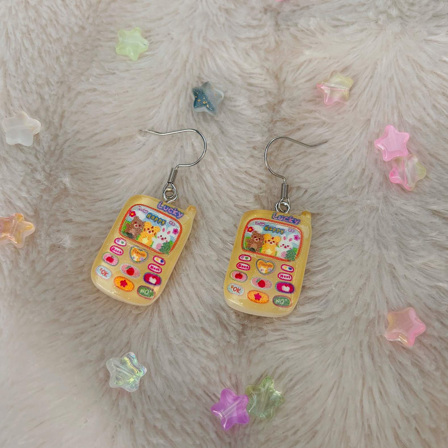 Kawaii Cell Phone Earrings