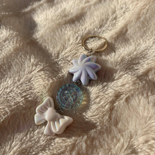 Cornflower Twist Keychain