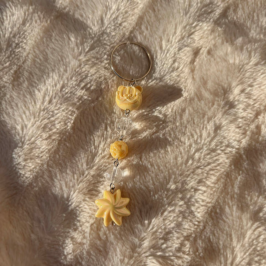 Lemon Meringue Keychain
